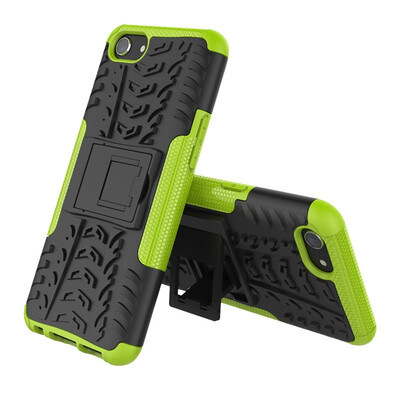 

Fivice OPPO A83A1 Case TPU anti-fall tire pattern back clip bracket phone case