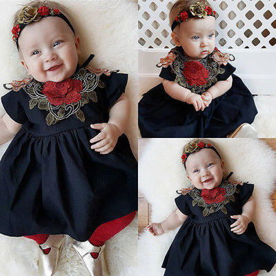 

Princess Toddler Kid Girl Sleeveless Summer Sundress Party Dress Clothes Outfits