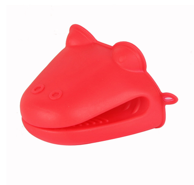 

NeillieN Baking High Temperature Insulation Gloves Creative Cartoon Anti-scalding Insulation Anti-scalding Frog Silicone Hand Clip