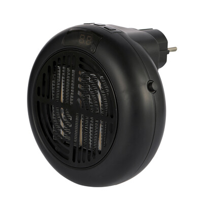 

900W Portable Handy Heater Wall-Outlet Digital LED Display Plug in Electric Heater Air Fan Warm Radiator Home Warmer Convenient Ma