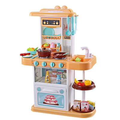 

Beiens childrens toys boys&girls toys role-playing parent-child interaction playhouse kitchen toys can be real water B134 yellow
