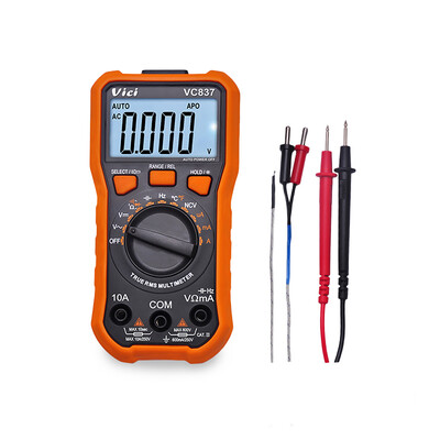 

Vici Mini Multi-functional Handheld LCD Digital NCV True RMS Multimeter DCAC Voltage Current Meter Frequency Capacitance Resistan