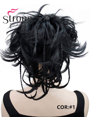 

StrongBeauty 12 Inch Adjustable Messy Style Ponytail Hair Extension Synthetic Hair-Piece with Jaw Claw COLOUR CHOICES