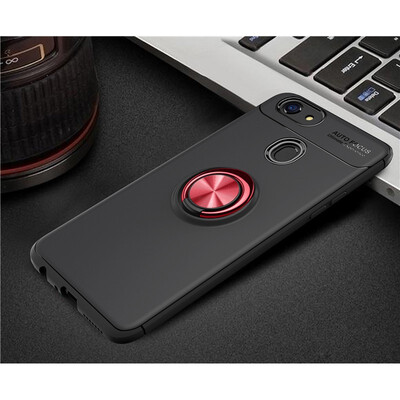 

Fivice OPPO F5 case TPU metal ring shell magnetic bracket soft shell