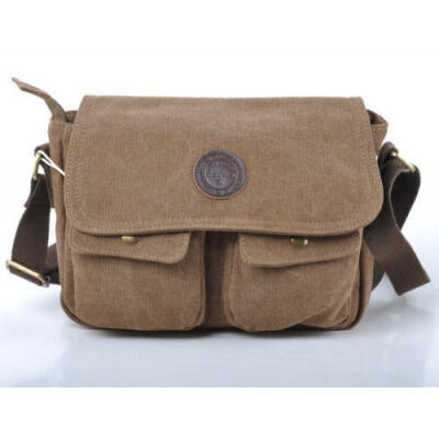 

Vintage Mens Canvas Crossbody Shoulder Messenger Bag School Book Bags Satchel