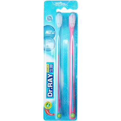 

Lei governance DrRAY Hyun music gift toothbrush double support timing function ultra-fine soft hair color random