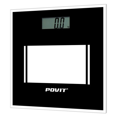 

Pew special POVIT electronic scales glass square body scale precision home round body body weight scale P-3240