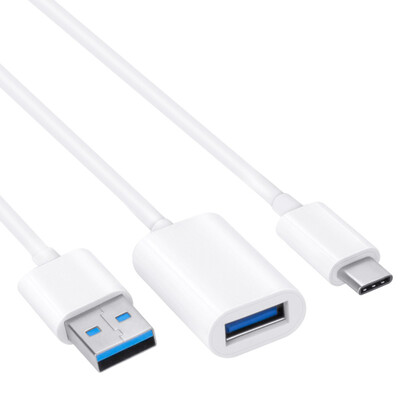 

Capshi Type-C Data Cable Adapter 2-в-1 Мобильный телефон OTG-конвертер Huawei P10 / mate9 / Glory V8 / Mang 5 / Samsung S8 / Просо 5S6 /