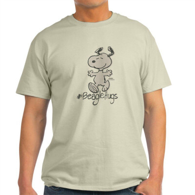 

CafePress - Peanuts Snoopy Snoopy Beagle Hugs T-Shirt - 100 Cotton T-Shirt