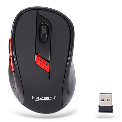 

HXSJ X40 24GHz Wireless Optical Game Mouse with USB Receiver