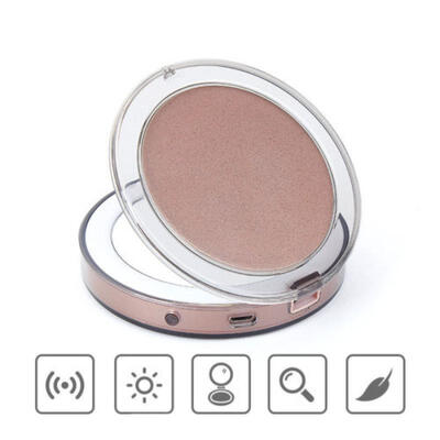 

Lighted Makeup Cosmetic Vanity Mirror 3X Magnification Tabletop LED Light Mirror