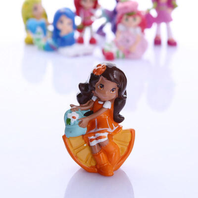 

7Pcs Strawberry Shortcake Action Figure PVC Kids Toys Doll Model Girl Gift