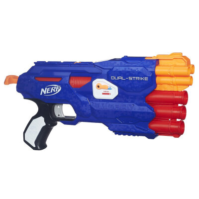 

Hasbro NERF Heat Softball Elite Series Dual Launcher Blue Outdoor Toys B4620