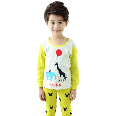 

Antarctic Nanjiren children&39s underwear boys&girls base base Qiqiu Qiuku pajamas cotton wool suit cool car 120