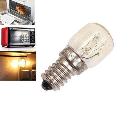 

Oven Light Bulb E14 15W High Temperature 300 Degree Yellow Toaster Tungsten Filament Bulb