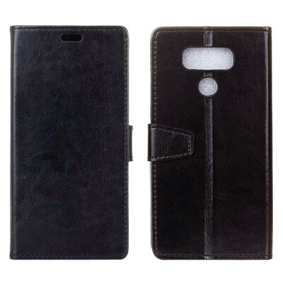 

MOONCASE LG V40 ThinQ Crystal Leather Case - Black