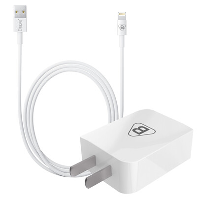 

BIAZE kit M2 K15 Apple 876 data cable 12 m white 5V 2A mobile phone flat panel charger iPhone5 6s 7 Plus 8 X new iPad Air Mini
