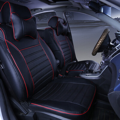 

MUNIUREN Four Seasons General Motors Seat Cover High-end PU Special All-inclusive Seat Cover Fashion Air Car Customized Factory Straight Hair Dynamic Black&White