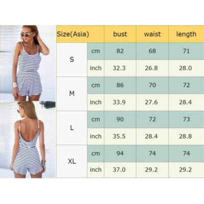 

Womens Holiday Mini Playsuit Jumpsuit Rompers Summer Beach Casual Shorts Dress