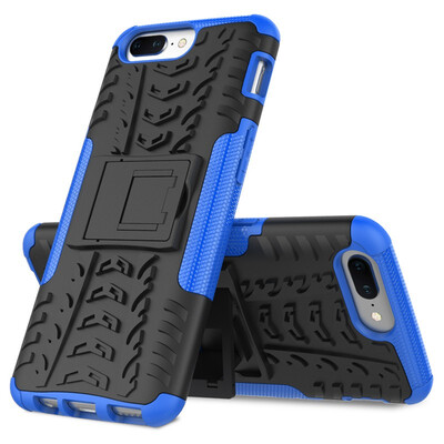 

Fivice One Plus 5 Case TPU anti-fall tire pattern back clip bracket phone case