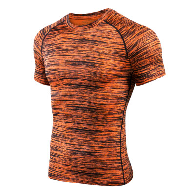 

Lixada Mens Short Sleeve Athletic Compression T shirt Top Tee Quick Dry Running Baselayer Sport Shirt