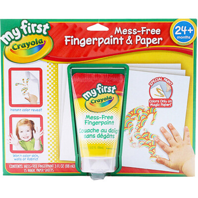 

painted children music (Crayola) painting tools diy toys children series is not dirty fingers painting paint painting suit 81-1304