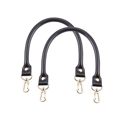 

PH PANDAHALL 2pcs 40cm Leather Bag Handles with Alloy Clasps for Bag Straps Replacement Accessories