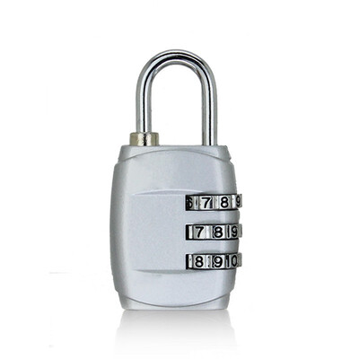 

1PCS Mini Travel 3 Digit Code Padlock Safe Combination Gym Baggage Suitcase Lock Padlock Lock