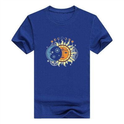 

Astrology Gifts Sun&Moon Mandala Short Sleeve Mens T-Shirt