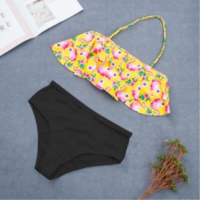 

UK Women Bandage Bikini Push-up Padded Bra Swimsuit Bathing 2pcs Set Swimwear