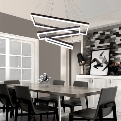

Baycheer HL487476Modern Extra Large LED Chandelier Brown Finish 5Tier 180W Chandelier