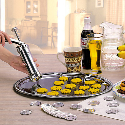 

Cookie экструдер Пресс-машина Бисквит Maker торт Изготовление Отделка Set