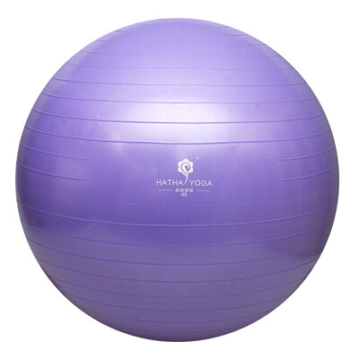 

Hatha Yoga 65cm thick explosion-proof yoga ball shaping fitness ball with inflatable tube snow green