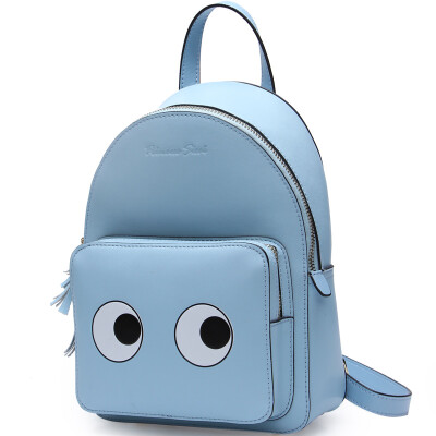 

Sissi princess P.Sissi ladies shoulder bag big eyes shoulder bag female Korean version of the new wave of wallet travel travel cute backpack 5091954 blue