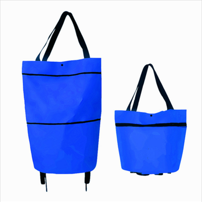 

Folding Shopping Bags Trolley Grocery Shopper Lightweight Foldable on wheels