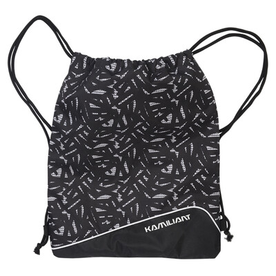 

【Новая красота】 Камилон KamiliantSUNNY DAYS Серия Модный Drawstring Сумки Карманный рюкзак студента BA0 * 39002 Черный Печать