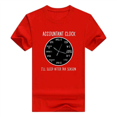 

Accountant Gifts Accountant Clock CPA Gift Young Mens T-Shirt