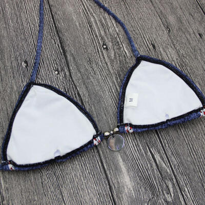 

AU Sell Women Sexy Triangle Bras Bikinis Set Swimsuit Swimwear Beachwear Bathing