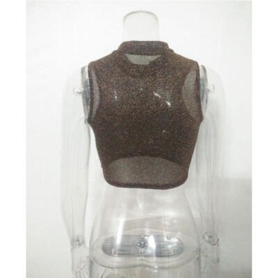 

Fashion Women Summer Vest Crop Sleeveless Shirt Blouse Casual Tank Tops T-Shirt