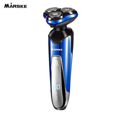 

MARSKE Men 4 In 1 Waterproof Shaver Electric Nose Beard Hair Trimmer Facial Cleansing Brush Intelligent Washing