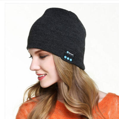 

Soft Warm Beanie Hat Wireless Bluetooth Smart Cap Headset Headphone Speaker Mic