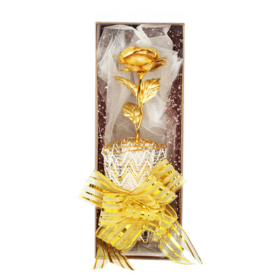

One box surprise single gold foil rose Y520 Christmas send girlfriend to send his wife birthday gift thick love