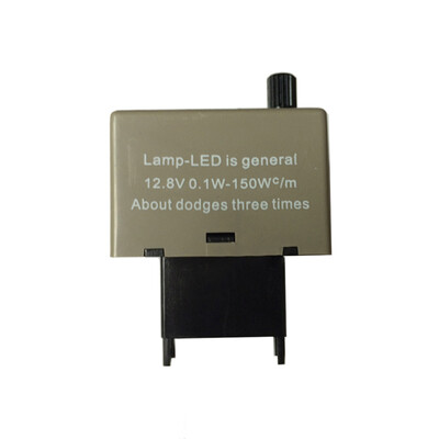 

Speed Adjustable 8 Pin LED Electronic LED Flasher Relay 12V 150W Fix Turn Signal for Toyota Lexus Grey Color