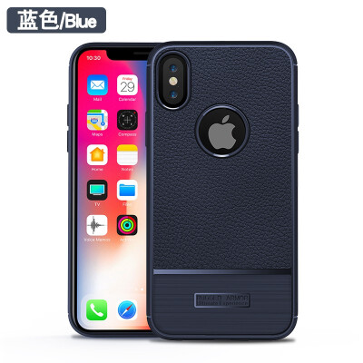 

Fivice iphone X case luxury silicone anti-fall lychee protective cover