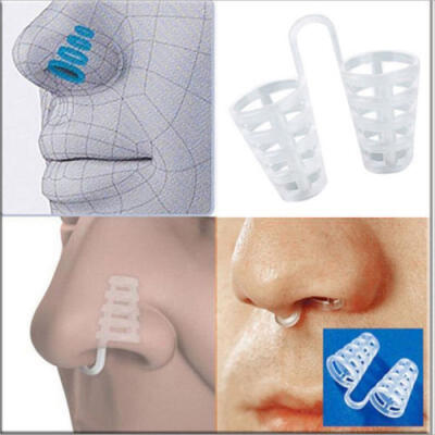 

Nasal Dilator Stop ANTI SNORING NO STRIPS Nose Device Soft Silicone 14 Pack