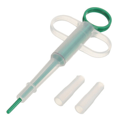 

Pet Dog Cat Feeding Medicine Tool Tablet Piller Water Kit Syringe Giving Aid Device