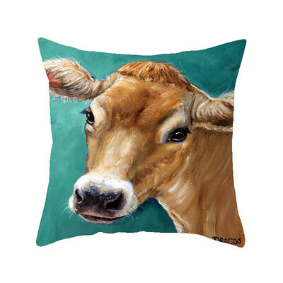 

45cm45cm Super clear Farm wind cow pattern super soft throw pillow covers couch cushion covers decorative pillows