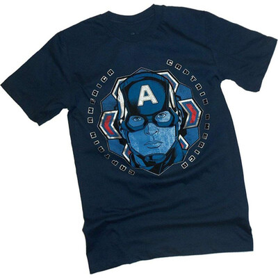 

Colored Snow Flake - Captain America The Winter Soldier Movie T-Shirt