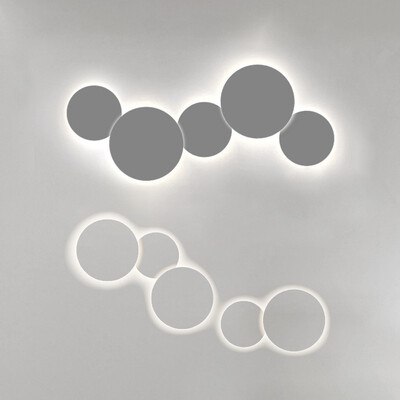 

Baycheer HL484284 White Light Post Modern 5 Lights Wall Sconce in White