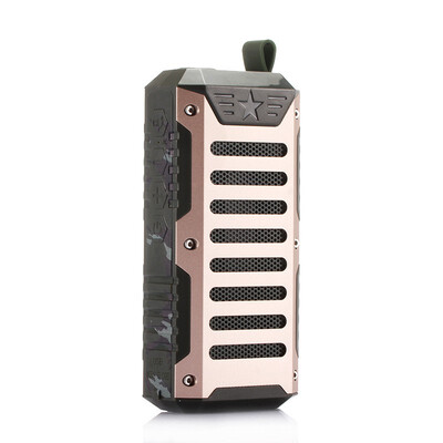 

Outdoor audio MP3 player portable bluetooth audio With waterproof speaker LED light stereo music playback can TF card flashlight